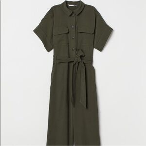 H&M Olive Green Women's Jumpsuit size 4 Small